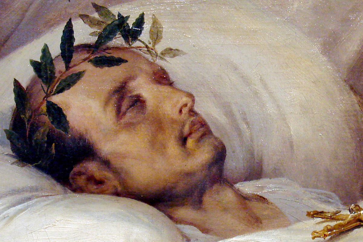 Фрагмент картины «Наполеон на смертном одре»