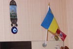 Флаг Украины, обнаруженный в квартире задержанного члена диверсионно-террористической группы