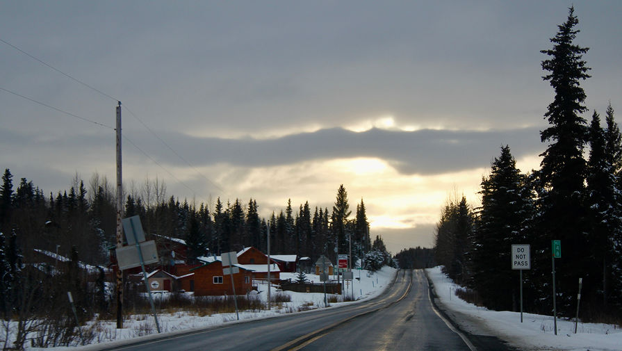 Дорога Анкоридж&nbsp;- Нинильчик на&nbsp;Аляске