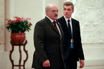 Александр и Николай Лукашенко во время официального визита в Китай, 2019 год