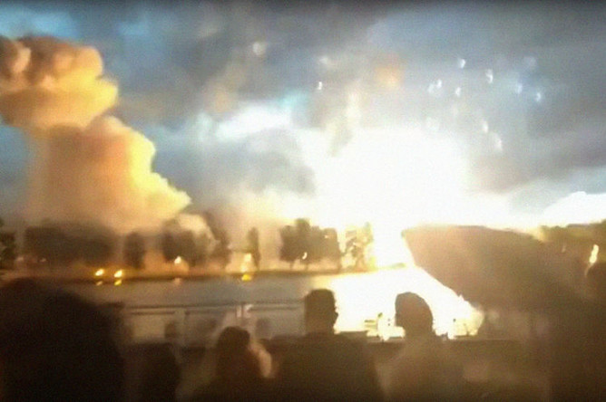 Последствия взрыва во время праздничного салюта в Минске, 4 июля 2019 года