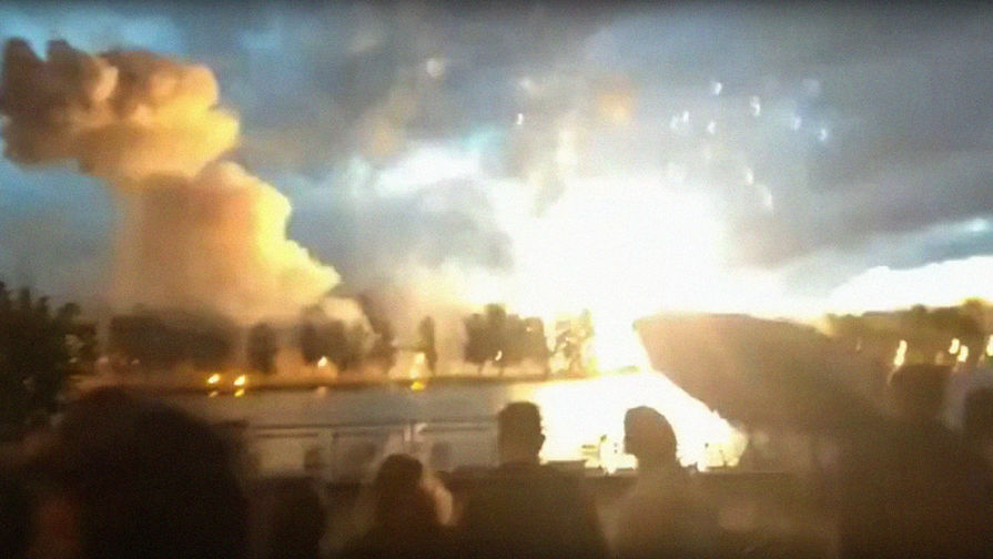 Последствия взрыва во время праздничного салюта в Минске, 4 июля 2019 года