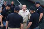 Владимир Путин после погружения на спускаемом аппарате «Си-Эксплорер» на дно Черного моря у берегов Крыма