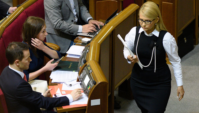 Глава фракции «Батькивщина» Юлия Тимошенко