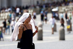 Во время жаркой погоды в Ватикане, Италия