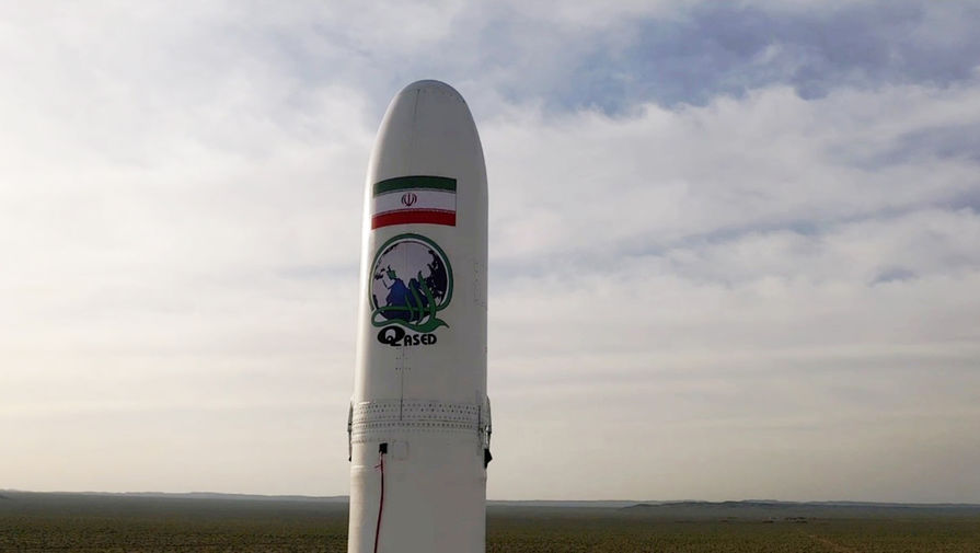 Во время запуска иранского военного спутника «Свет» на&nbsp;околоземную орбиту, 22 апреля 2020 года