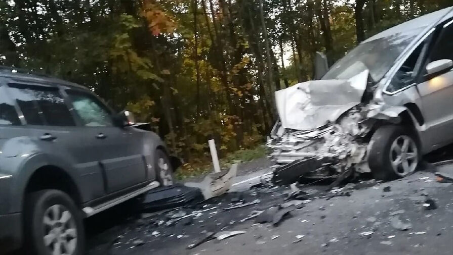 Появилось видео пьяного ДТП начальника МВД Выборгского района