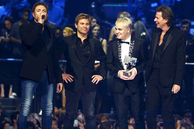 Группа Duran Duran на церемонии вручения музыкальных премий MTV EMA-2015