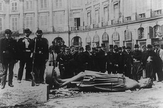 Разрушение Вандомской колонны, 1871 г.