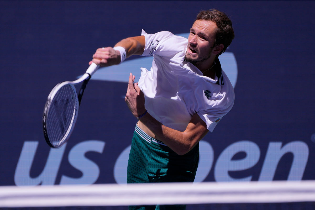 Теннисист Даниил Медведев на US Open