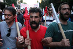 Акция протеста в центре Афин