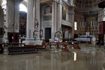 Затопленная в результате наводнения церковь в коммуне Кастель-Болоньезе на севере Италии, май 2023 года