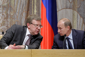 Алексей Кудрин и Владимир Путин