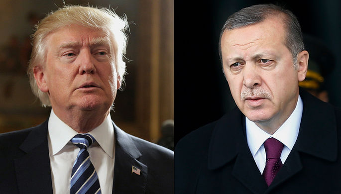 Дональд Трамп и Реджеп Тайип Эрдоган