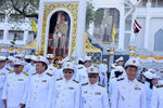 Официальные лица во время церемонии коронации Махи Вачиралонгкорна в Бангкоке, 4 мая 2019 года