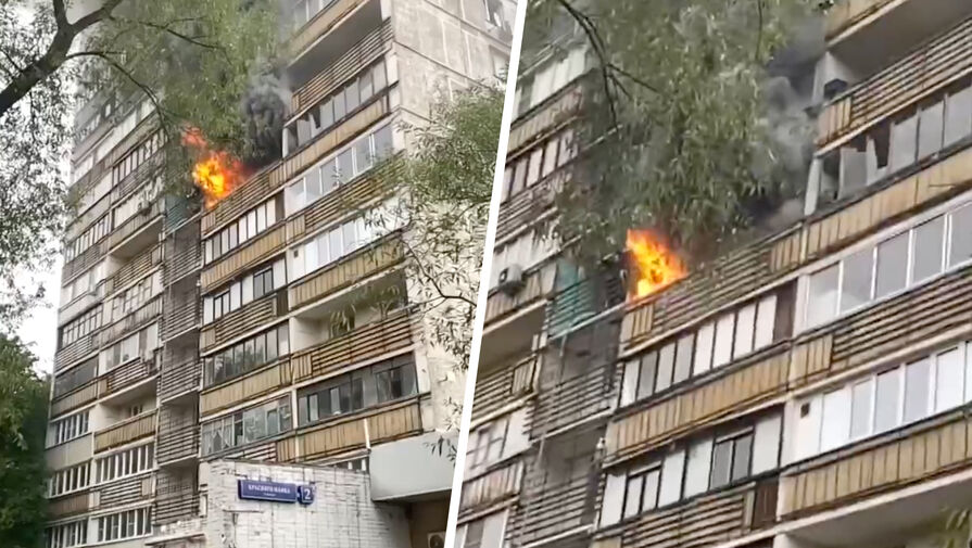 Очевидец пожара в Чертанове рассказал, как мужчина спас девушку, перетащив ее на соседний балкон