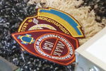 Шевроны Военно-морских сил Украины, обнаруженные в квартире задержанного члена диверсионно-террористической группы