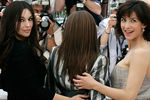 С Моникой Беллуччи и Мариной де Ван на Каннском кинофестивале, 2009 год