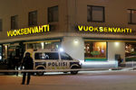 На месте трагедии перед рестораном Vuoksenvahti в городе Иматра, Финляндия