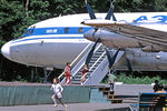 Самолет Ил-18 в парке культуры и отдыха Ставрополя, 1983 год
