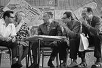 Главный редактор сатирического киножурнала «Фитиль» Сергей Михалков на заседании редколлегии издания, 1963 год
