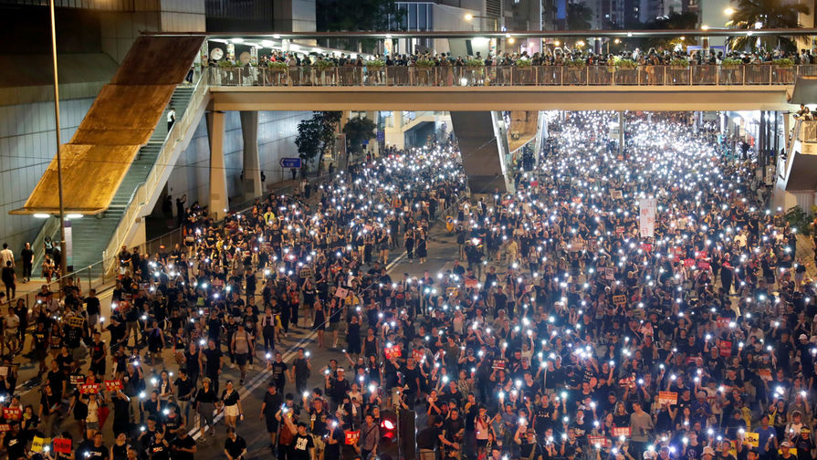 Массовые протесты против закона об экстрадиции в Гонконге, 1 июля 2019 года 