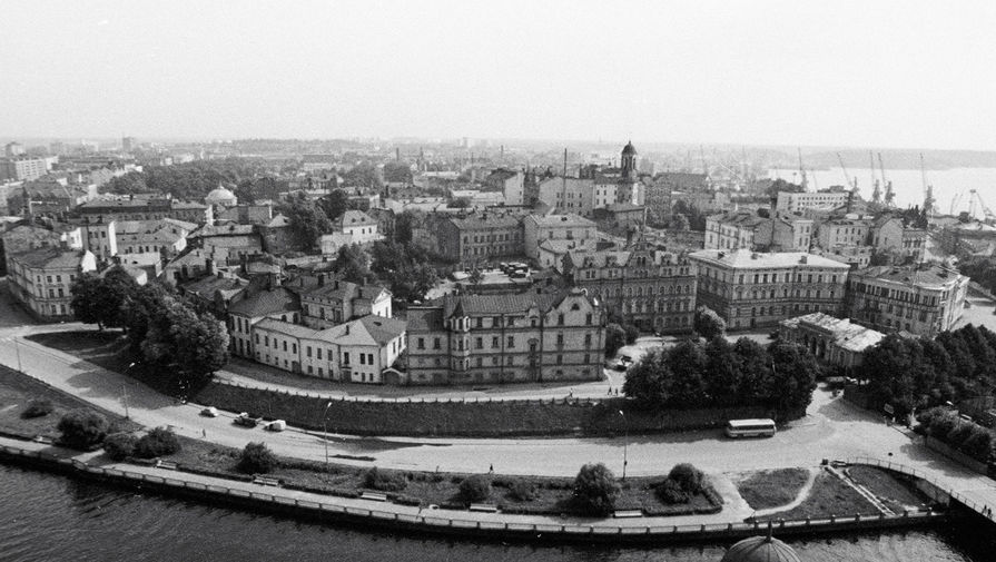 Вид на город Выборг, 1977 год
