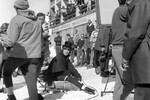 Джордж Харрисон во время съемок второго фильма The Beatles «Help!» в Австрии, 1965 год