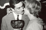 Ален Делон и Роми Шнайдер вскоре после их помолвки в Лугано, Швейцария, 1959 год