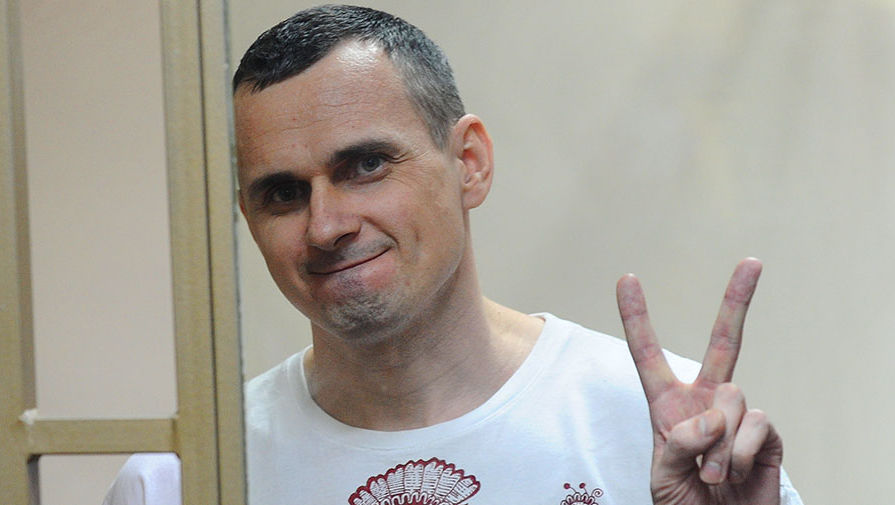 Режиссер Олег Сенцов во время оглашения приговора в Северо-Кавказском окружном военном суде, август 2015 года
