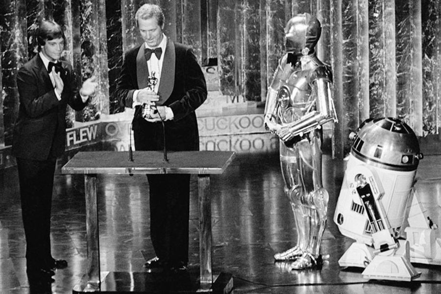 Марк Хэмилл (слева) во время церемонии вручения премии &laquo;Оскар&raquo;, 1978&nbsp;год