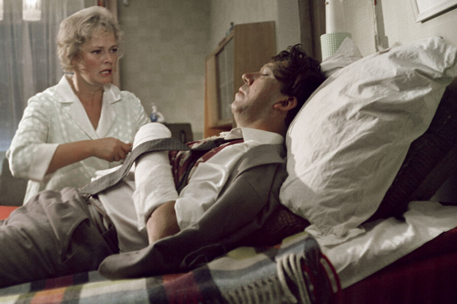 Нина Гребешкова и Юрий Никулин на&nbsp;съемках фильма «Бриллиантовая рука», 1969&nbsp;год