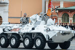 Бронетранспортер БТР-82А на военном параде на Красной площади