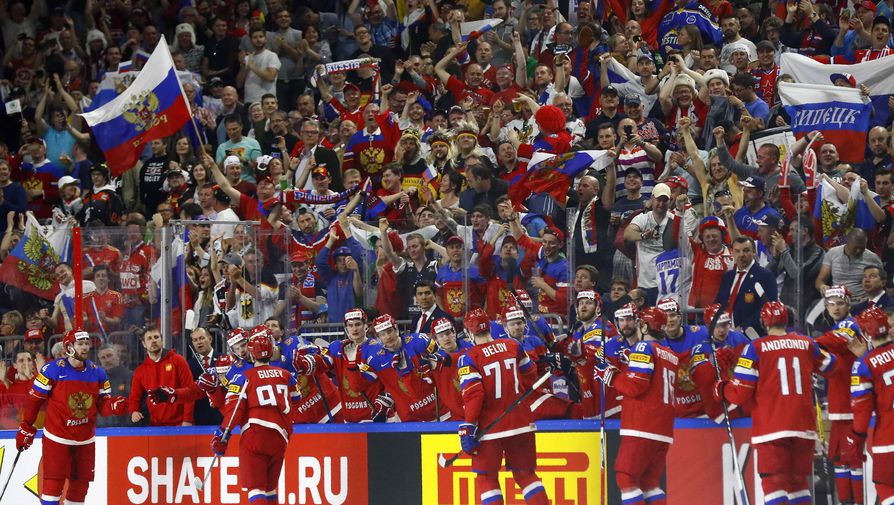 Сборная России в преддверии матча с командой США на чемпионате мира по хоккею – 2017