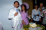 Джерри Ли Льюис и Кэрри Макавер во время свадьбы, 1984 год