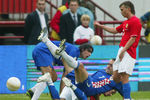 Измайлов в матче отборочного цикла Евро-2008 против Хорватии 