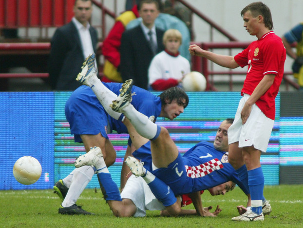 Измайлов в&nbsp;матче отборочного цикла Евро-2008&nbsp;против Хорватии 