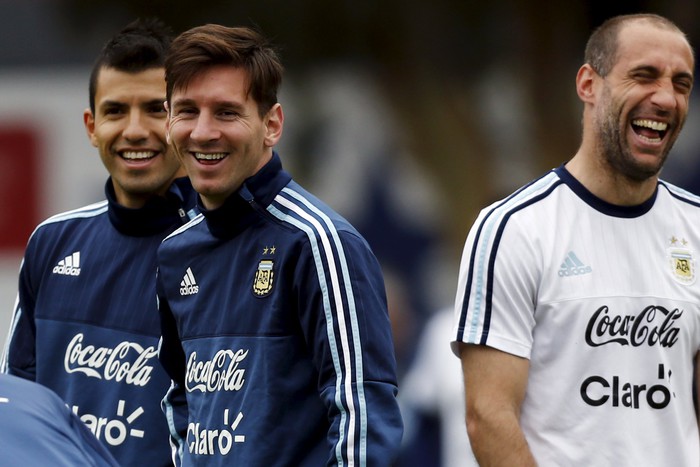 Аргентинские футболисты готовятся к четвертьфиналу Кубка Америки