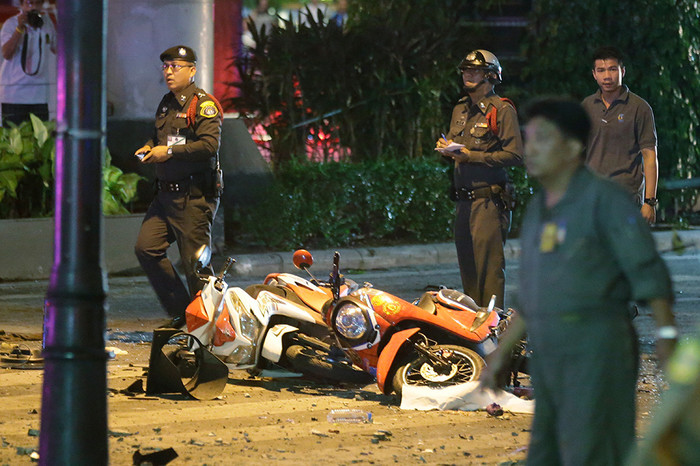 Последствия взрыва в&nbsp;центре Бангкока