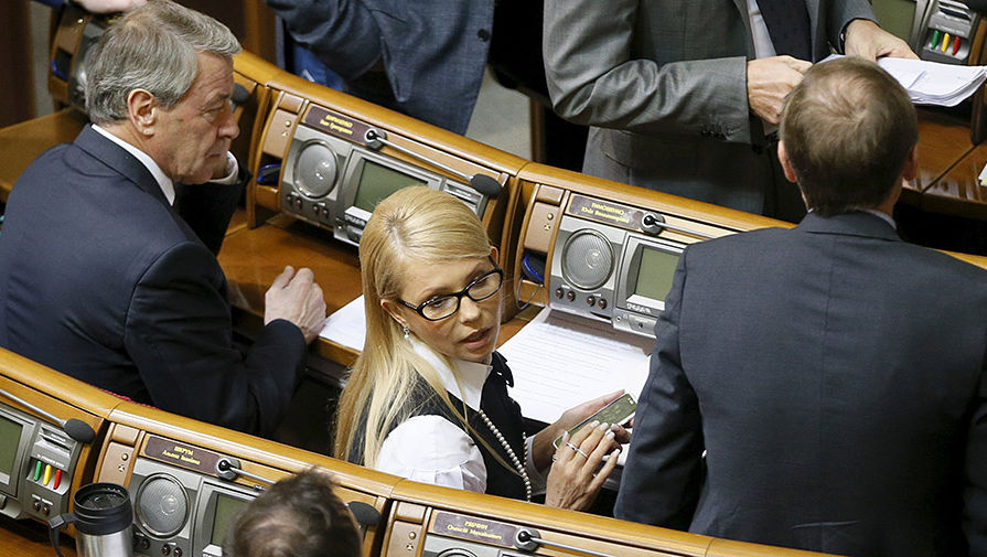 Юлия Тимошенко в&nbsp;Верховной раде, 16&nbsp;февраля 2016&nbsp;года