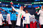 Спортсмены сборной Ирана на церемонии открытия XXIII зимних Олимпийских игр в Пхенчхане, 9 февраля 2018 года