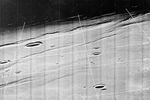 Поверхность Луны, сфотографированная из лунного модуля перед приземлением, 19 ноября 1969 года