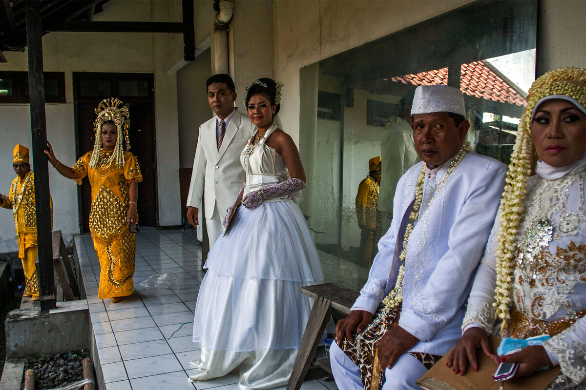 Свадебная церемония в Джокьякарте, Индонезия