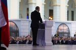 Президент России Владимир Путин выступает с ежегодным посланием Федеральному собранию, 20 февраля 2019 года