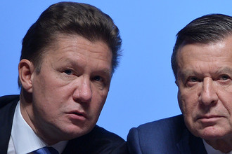 Алексей Миллер и Виктор Зубков (справа)