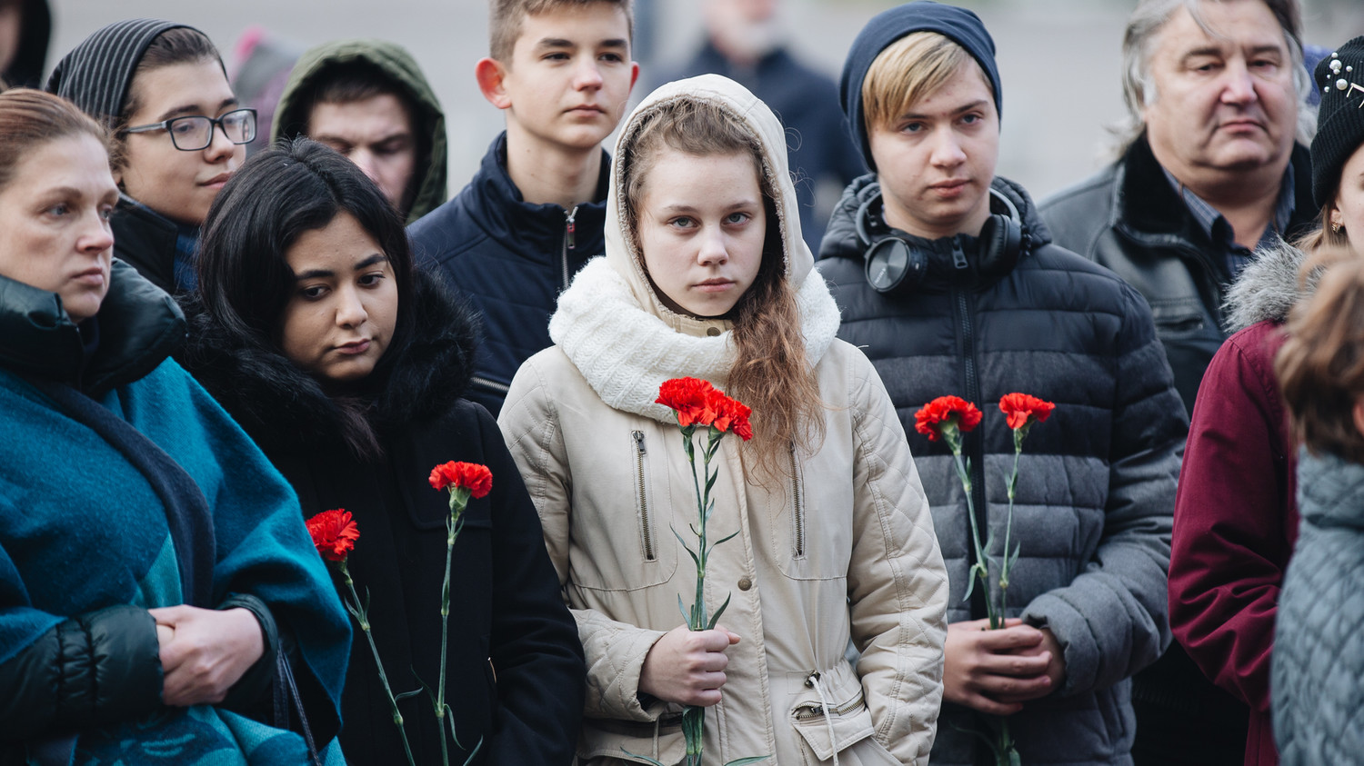 Памятные мероприятия около Театрального центра на Дубровке, 26 октября 2017 года
