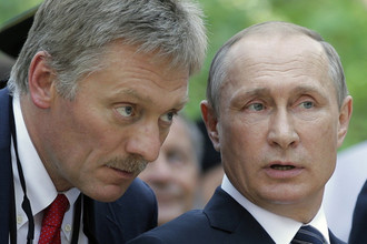 Дмитрий Песков и Владимир Путин