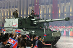 Военный парад в честь 80-летия создания Трудовой партии Кореи в Пхеньяне, КНДР, 10 октября 2025 года