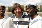 Федор Конюхов с участниками Первого московского фестиваля яхт, 2005 год