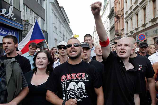 На антицыганских митингах в Чехии задержаны более сотни националистов